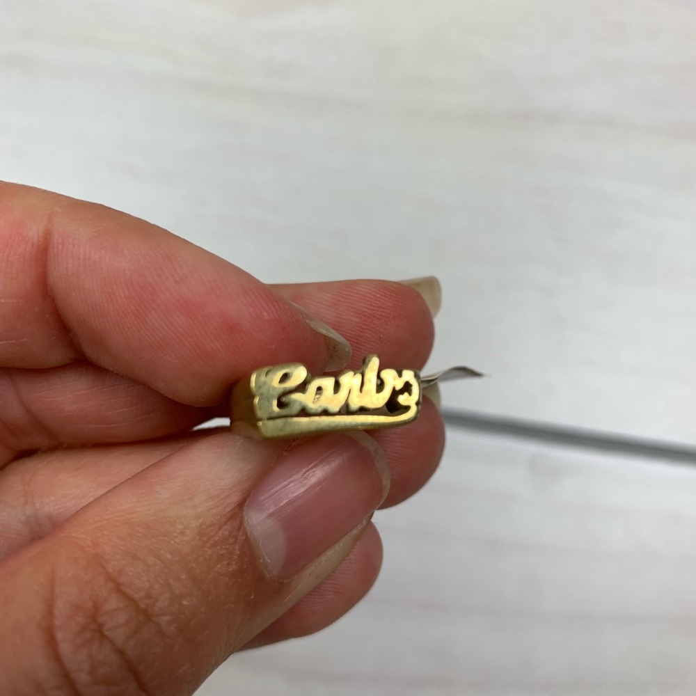 NWT Carbs ring! Brass. USA made jewelry